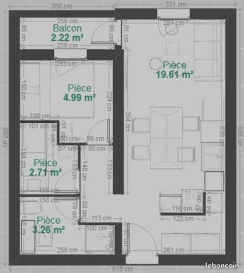 Appartement 3 Pieces, 2 Chambres Au Coeur De La Station Genos Exterior photo